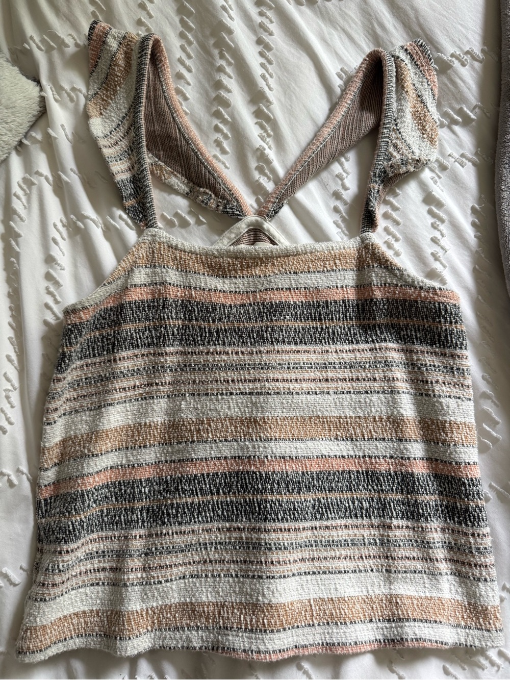 Madewell Striped Tank in Neutral Colors XS